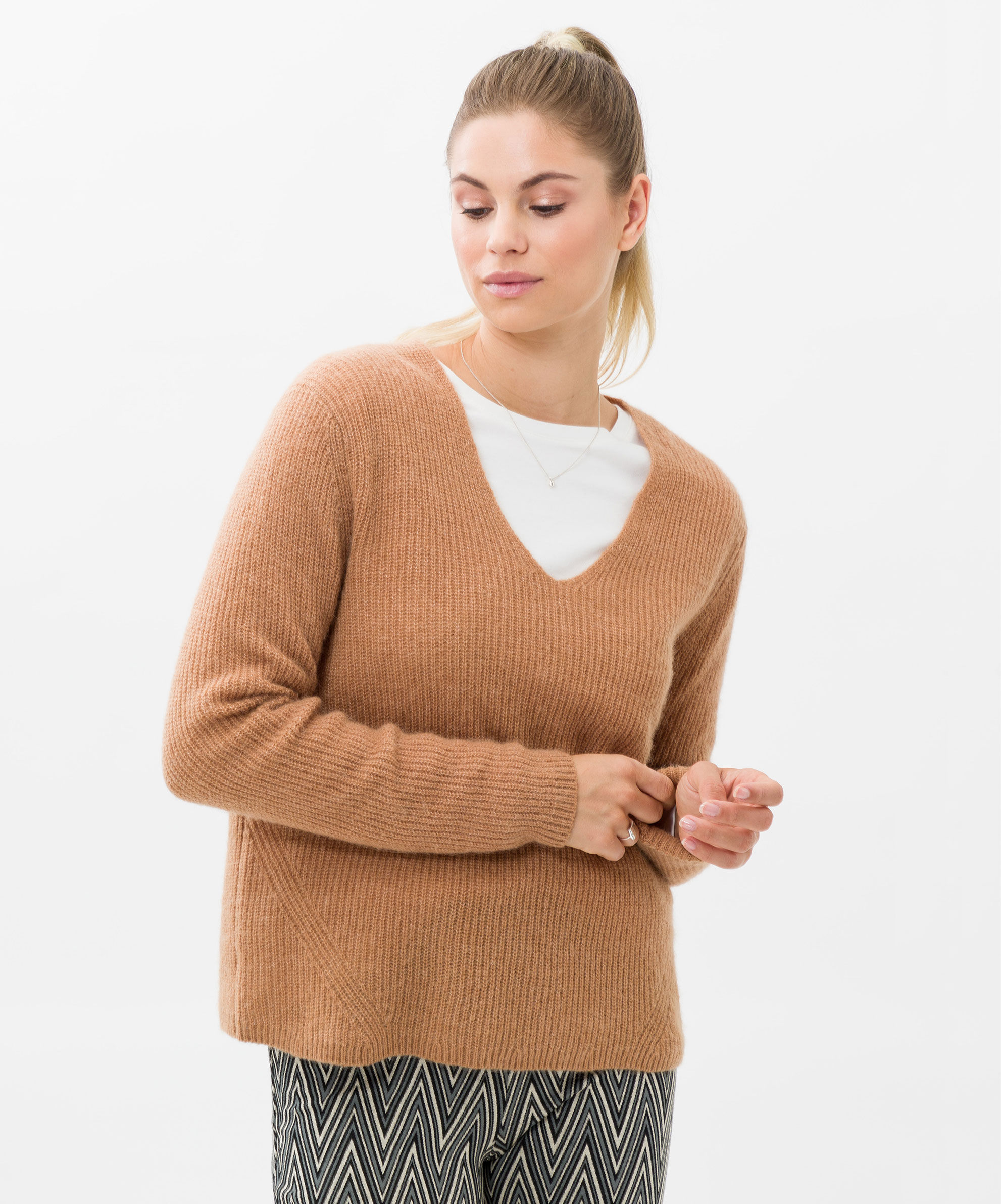 BRAX Women Pullover in feiner Alpaka-Qualität Style Lana