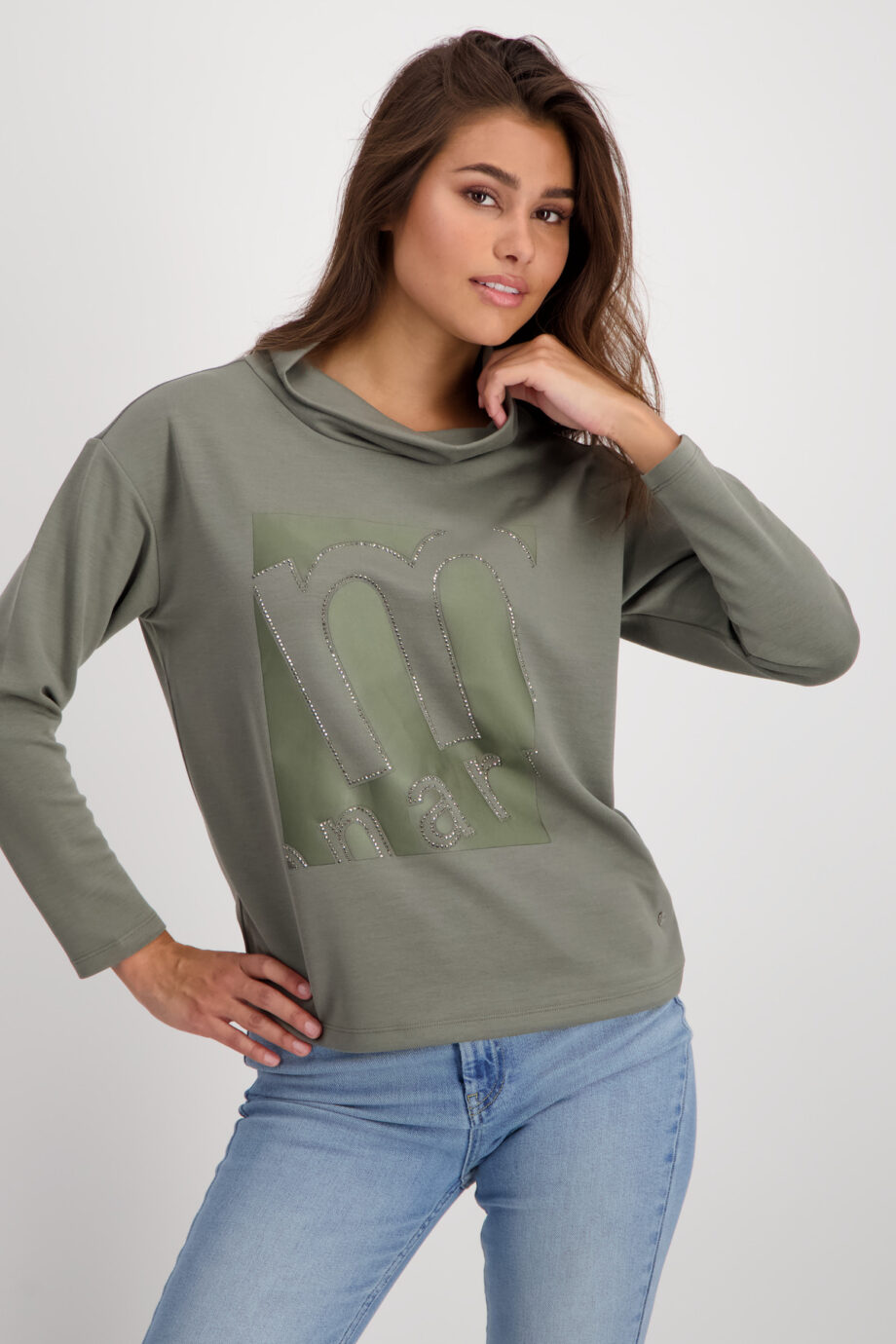 Monari Sweatshirt, frozen green