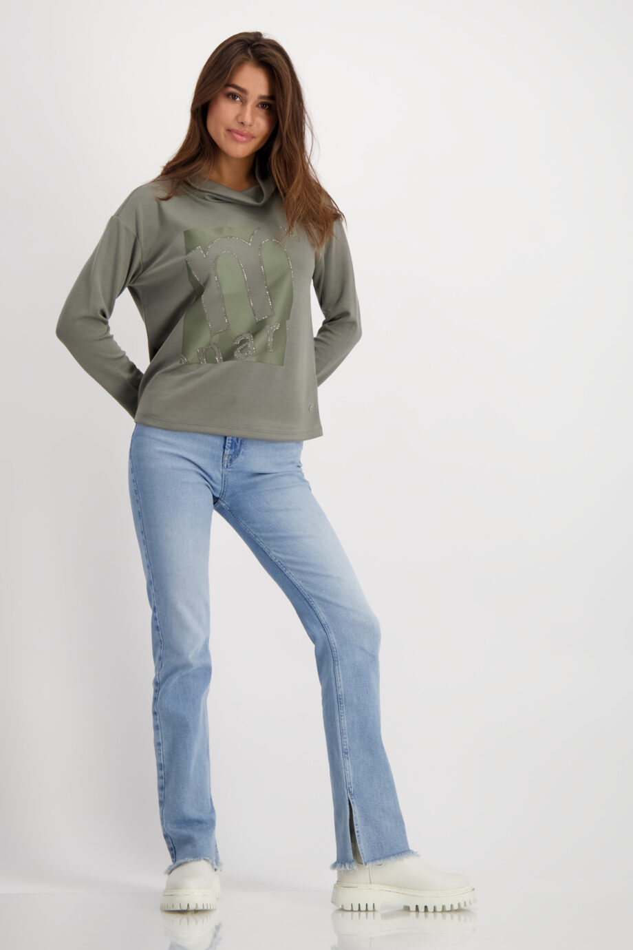 Monari Sweatshirt, frozen green