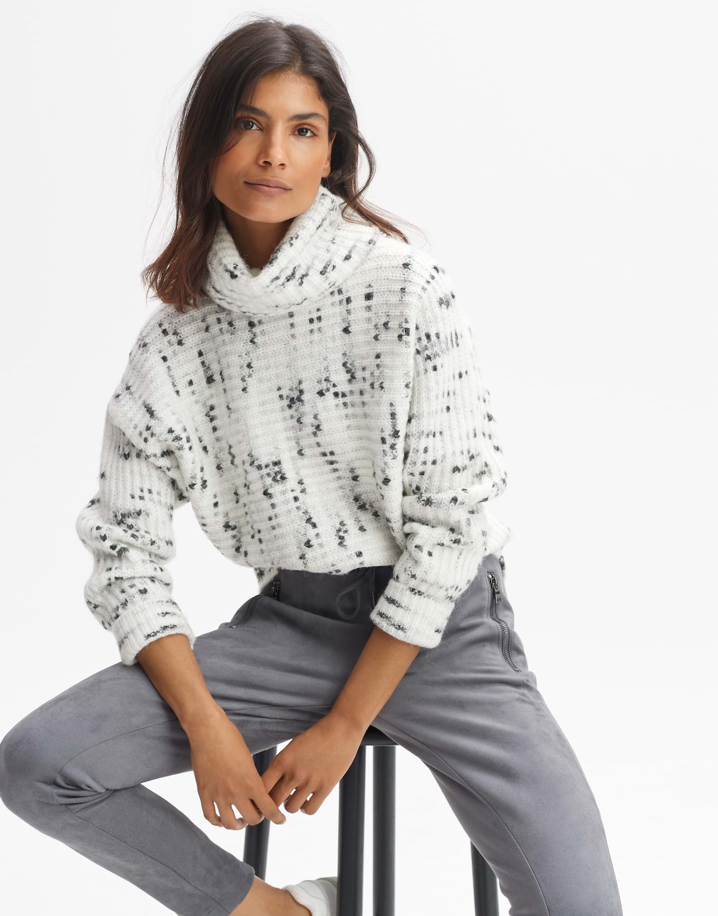 OPUS Rollkragenpullover Pirke