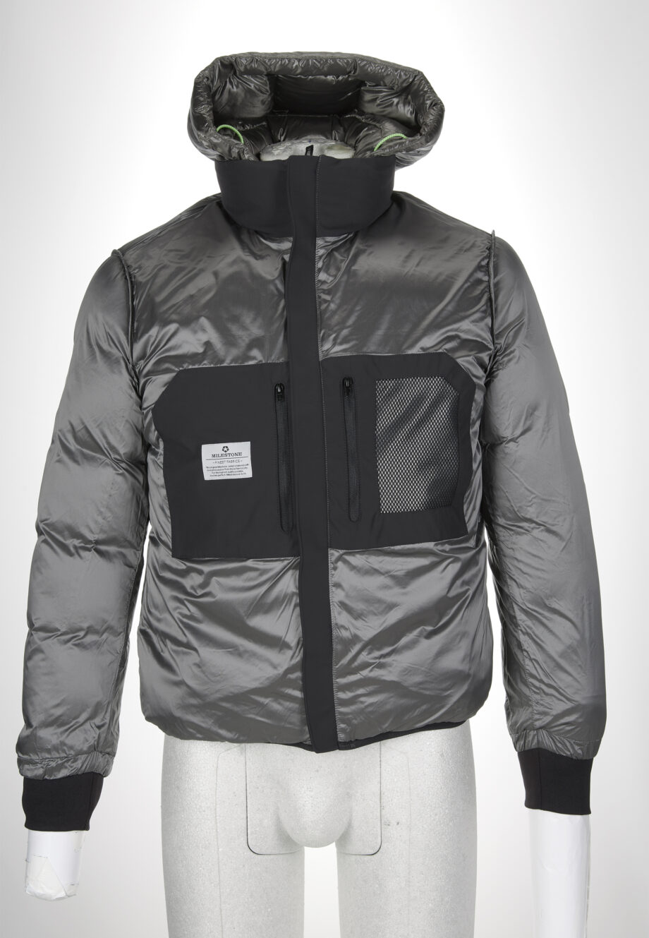 Steppjacke MS Kendo, Mikrofaser Sorona®, rauchgrau