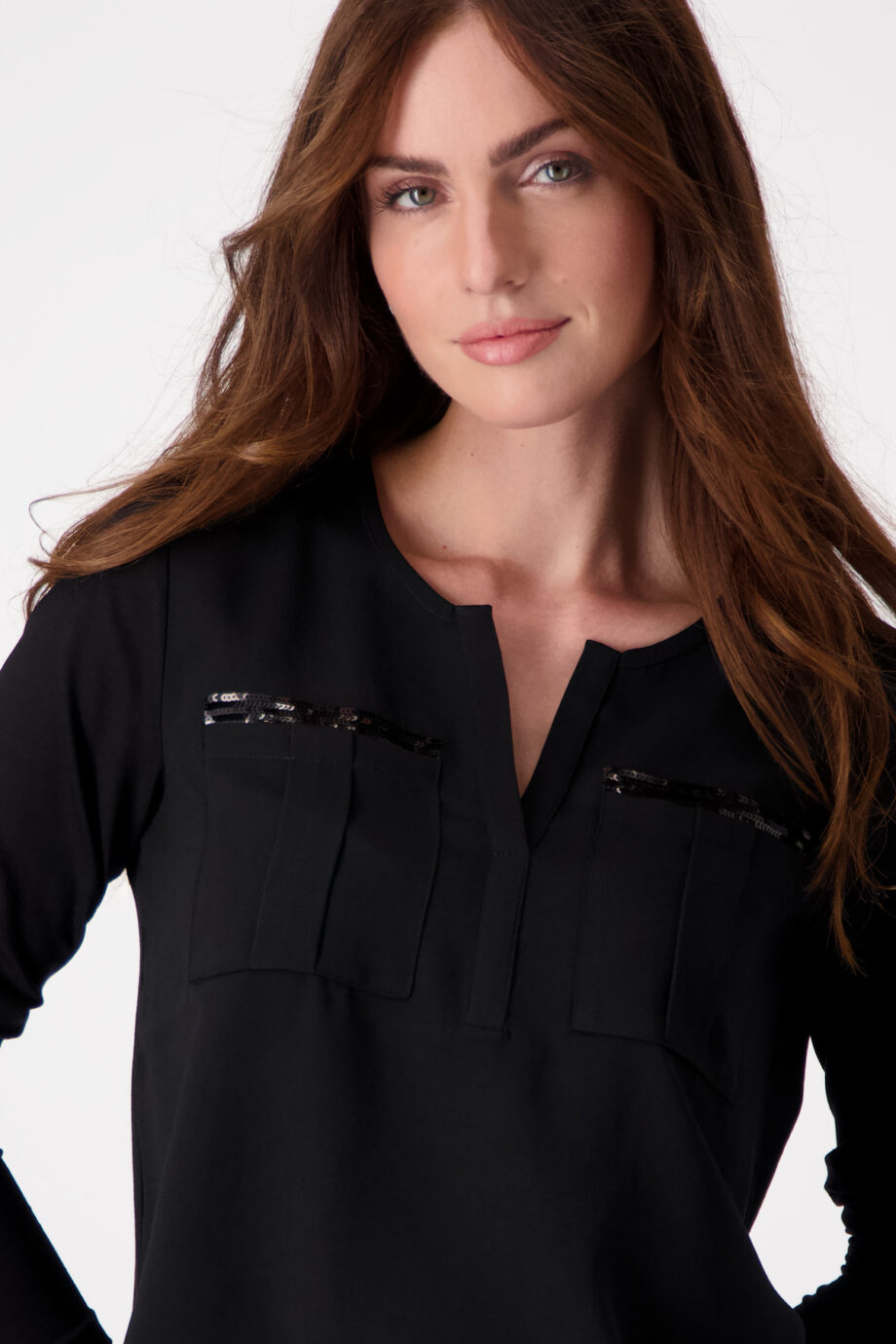 Monari Bluse, schwarz