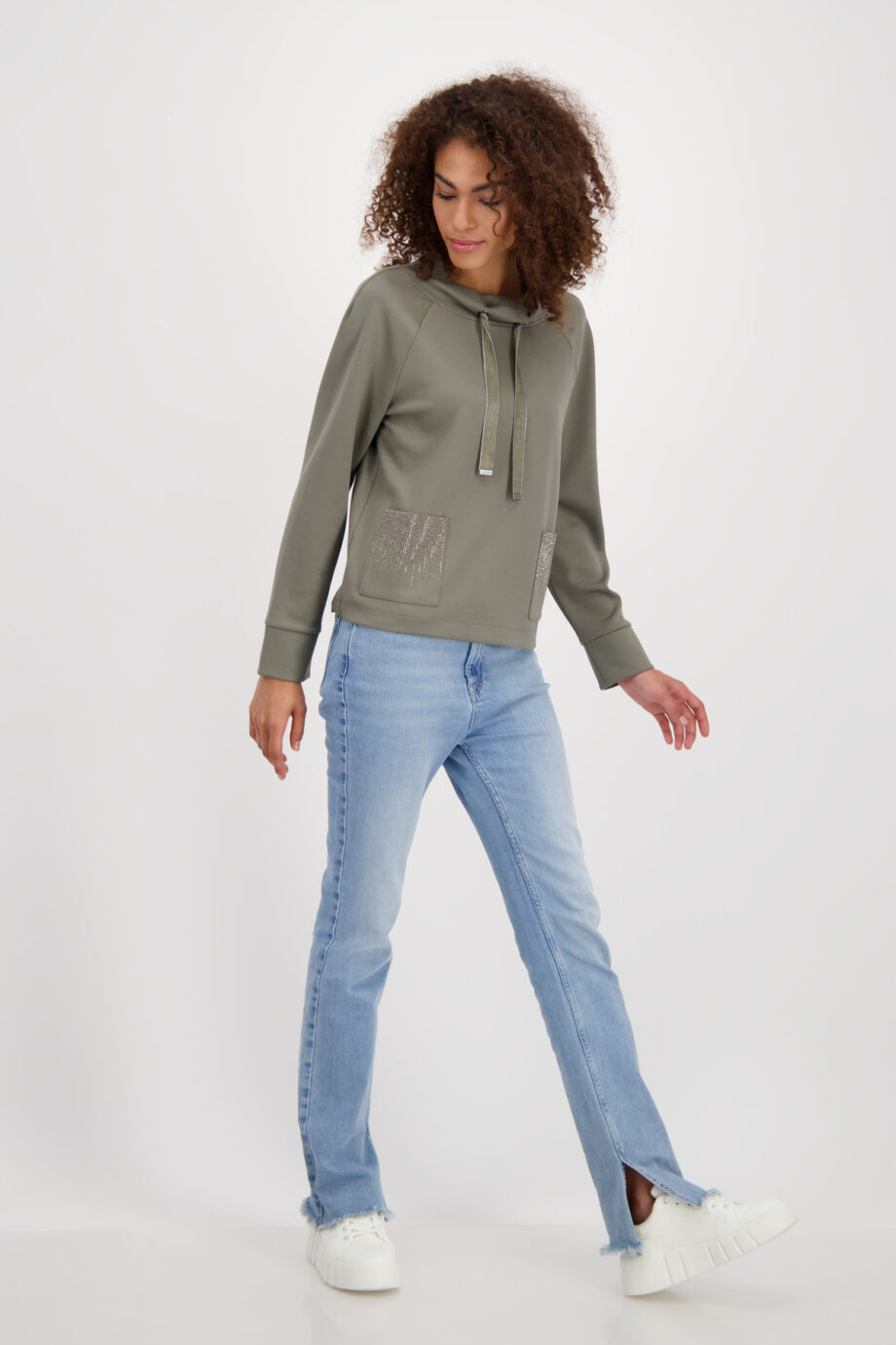 Monari Sweatshirt, frozen green