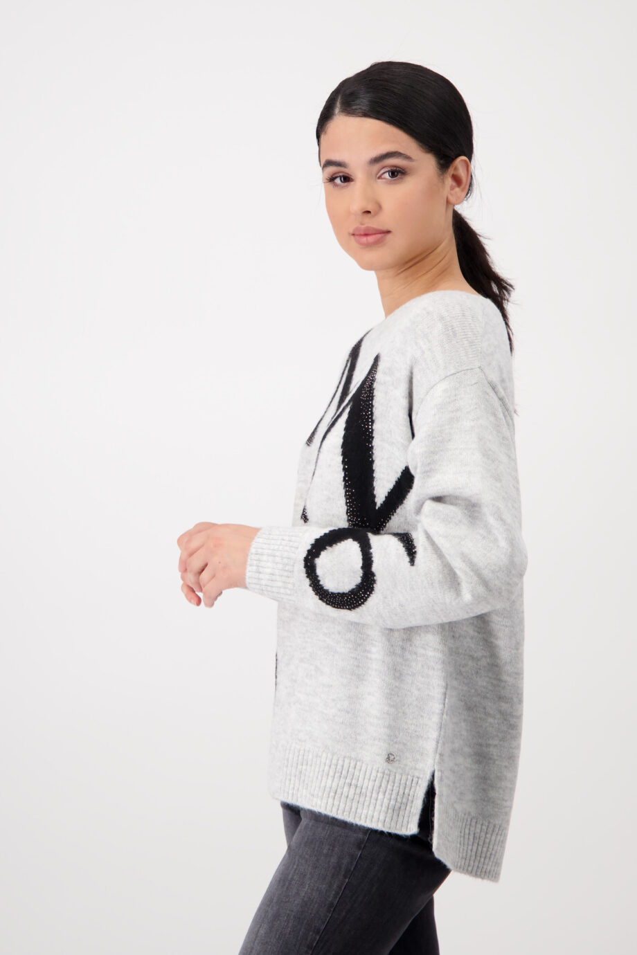 Monari Pullover, cloud melange