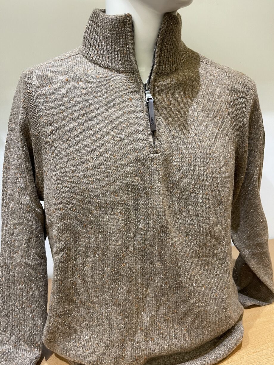BRAX Pullover in sportlicher Tweed-Optik Style Steffen