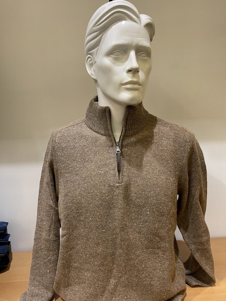 BRAX Pullover in sportlicher Tweed-Optik Style Steffen