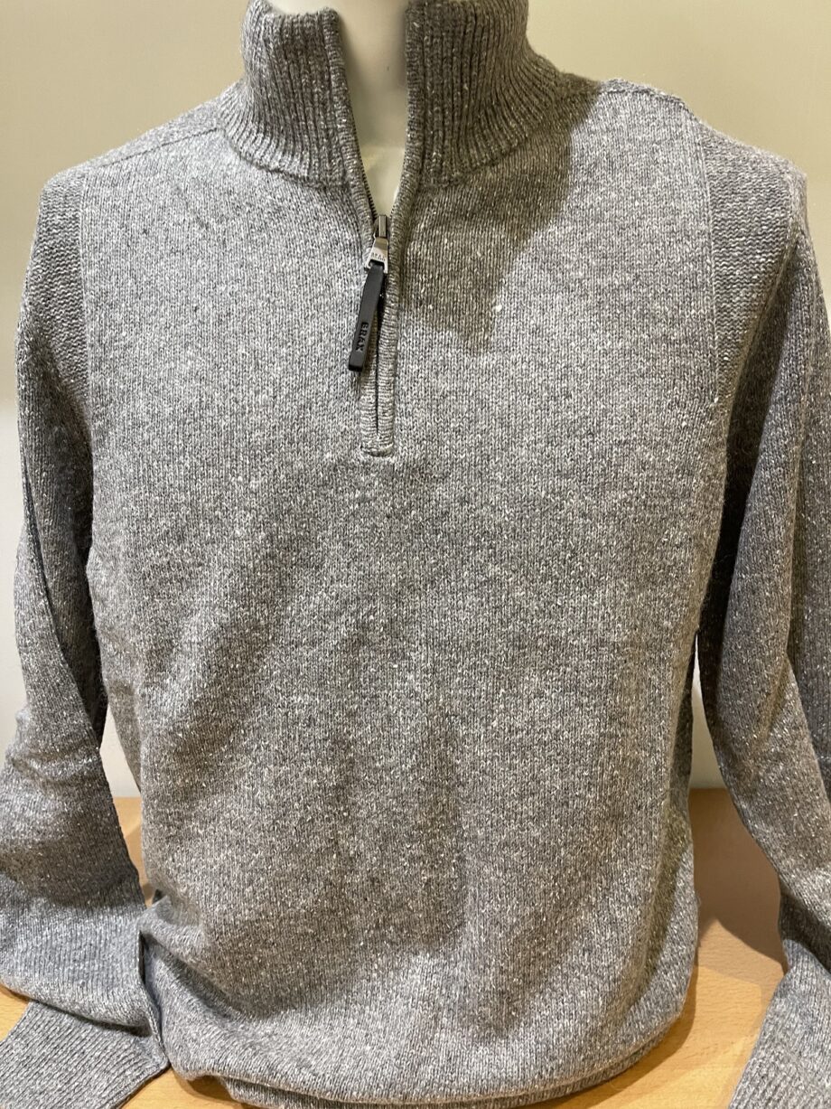 BRAX Pullover in sportlicher Tweed-Optik Style Steffen