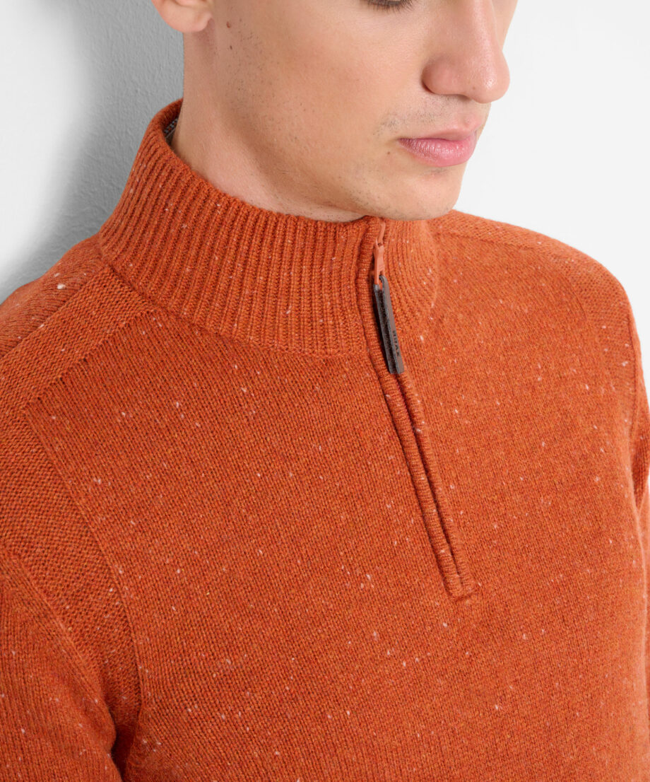 BRAX Pullover in sportlicher Tweed-Optik Style Steffen