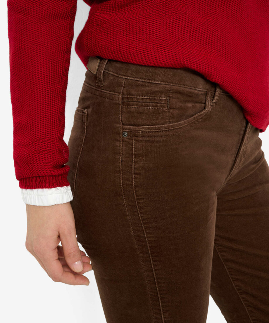 BRAX Women Five-Pocket-Hose aus softem Samt Style Shakira