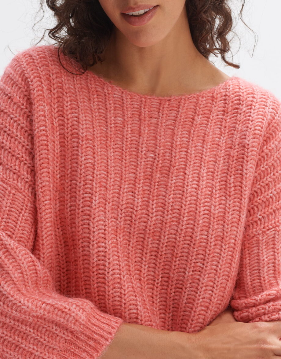 OPUS Strickpullover Polomna in Boxy Form