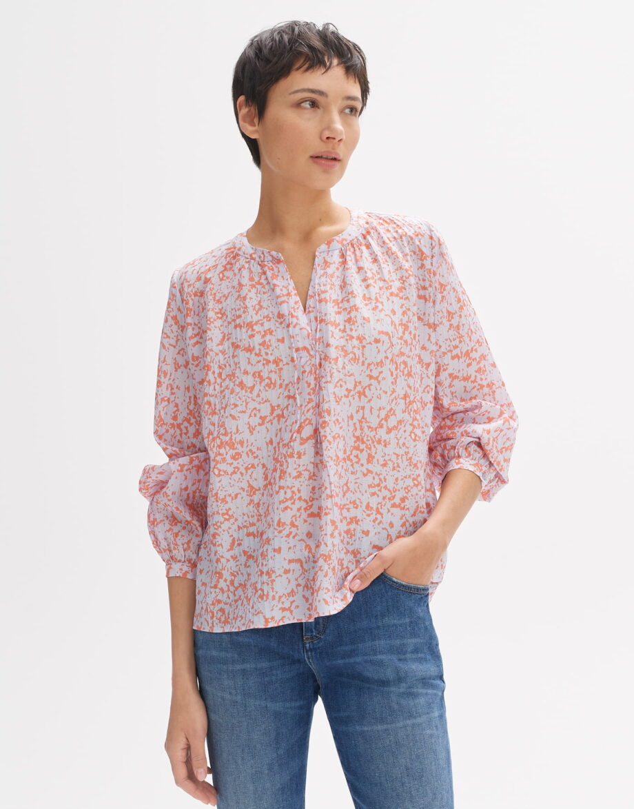 OPUS Bluse FAISY DAYLIGHT Loose aus Viskose Mix