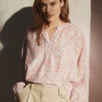 OPUS Bluse FAISY DAYLIGHT Loose aus Viskose Mix
