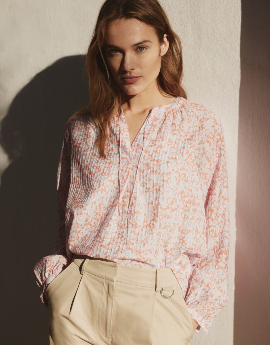 OPUS Bluse FAISY DAYLIGHT Loose aus Viskose Mix