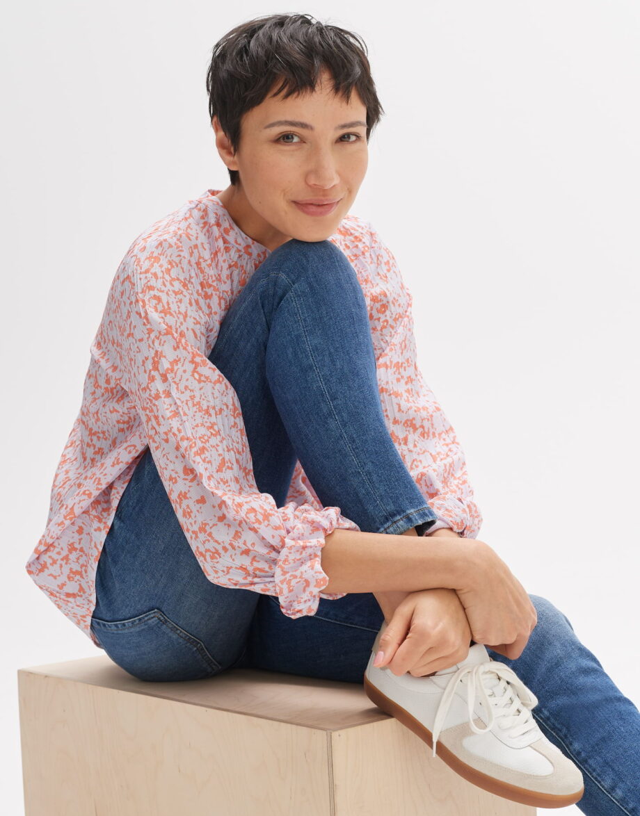 OPUS Bluse FAISY DAYLIGHT Loose aus Viskose Mix