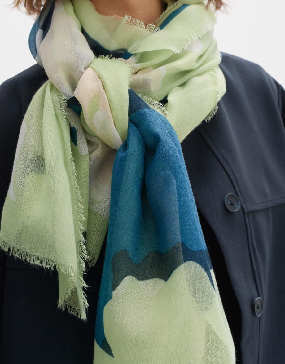 OPUS Print-Tuch ABLOMI mit Fransenscarf