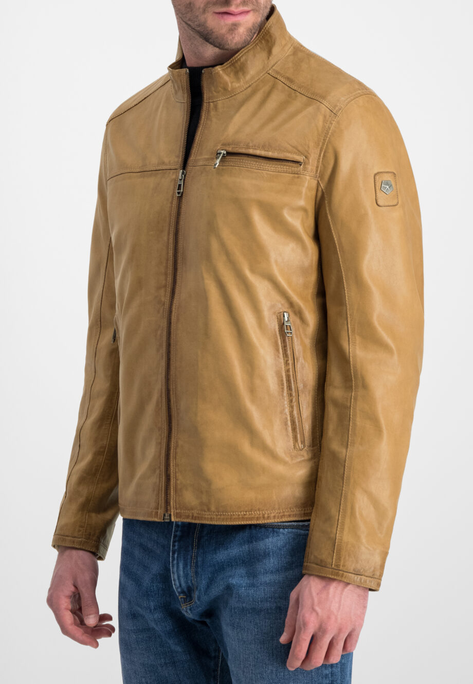 MILESTONE Lederjacke aus softem Lammnappa  MSMarco