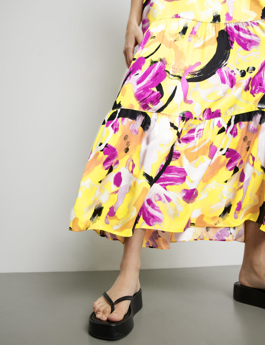 TAIFUN
        
          Ärmelloses Maxikleid mit Flower-Print