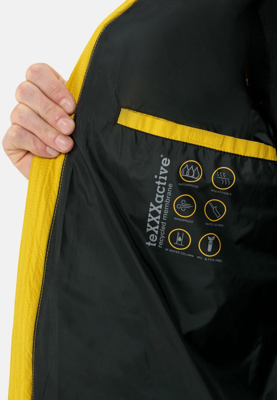 Camel active Wasserdichte teXXXactive® Funktionsjacke in Steppoptik