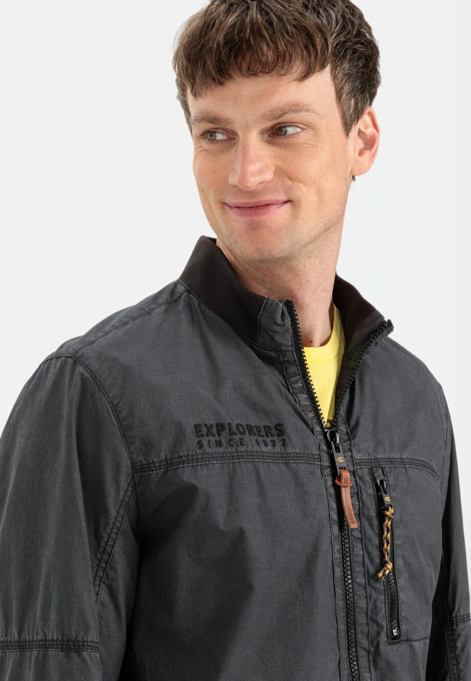 Camel active Leichter Blouson aus Baumwolle im Washed Look