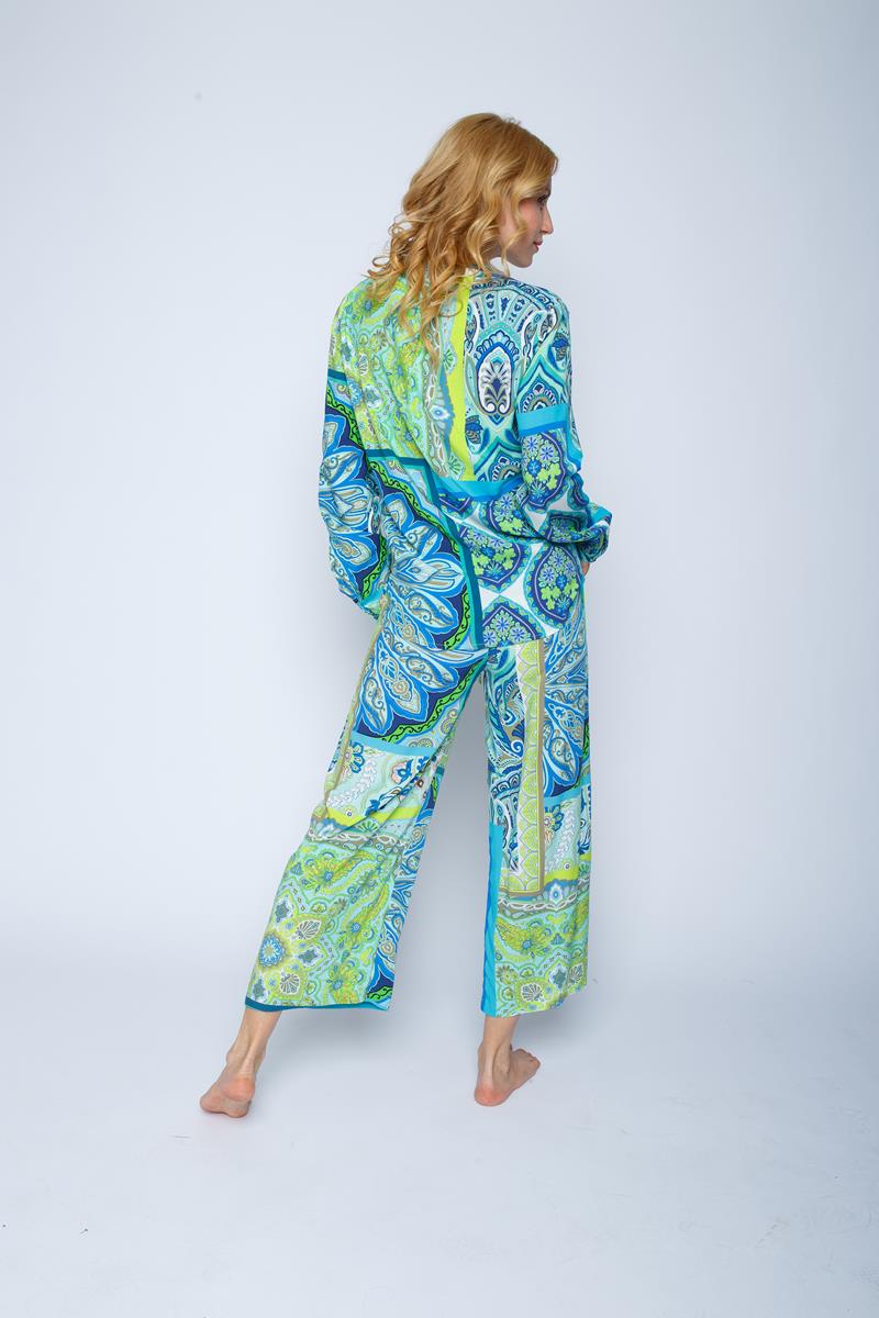 Emily van den Bergh Shirtbluse mit Stehkragen