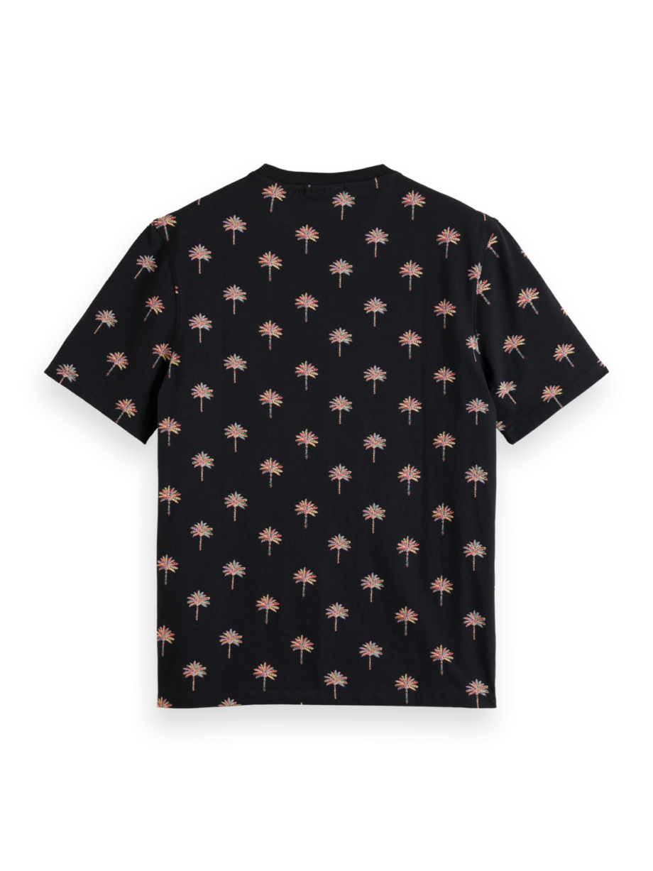 Scotch & Soda Mini AOP T-shirt, Black