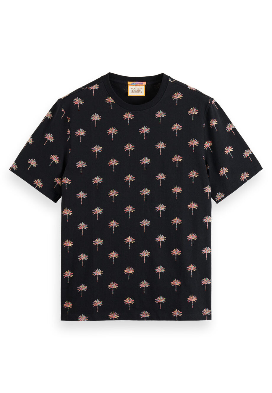 Scotch & Soda Mini AOP T-shirt, Black