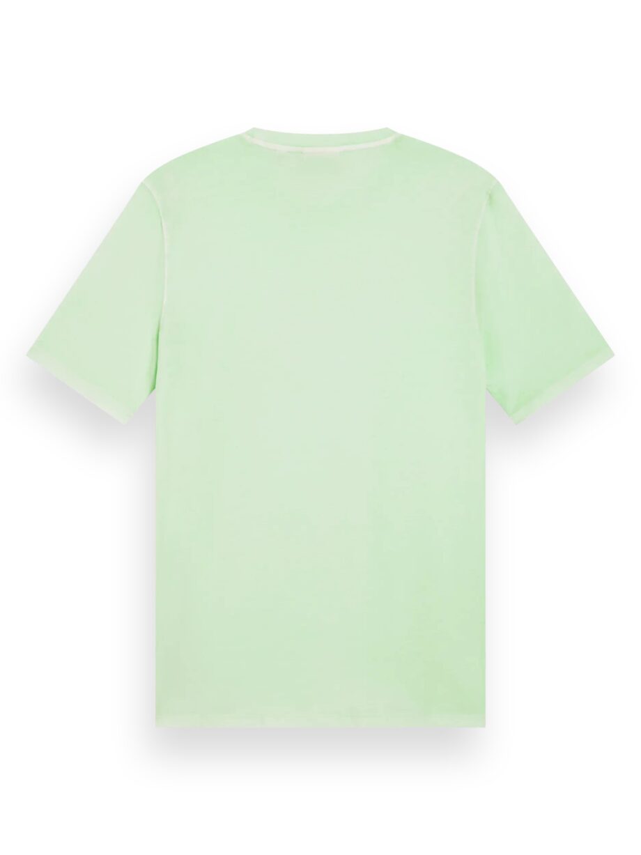 Scotch & Soda T-Shirt mit Rundhalsausschnitt in normaler Passform, Seafoam