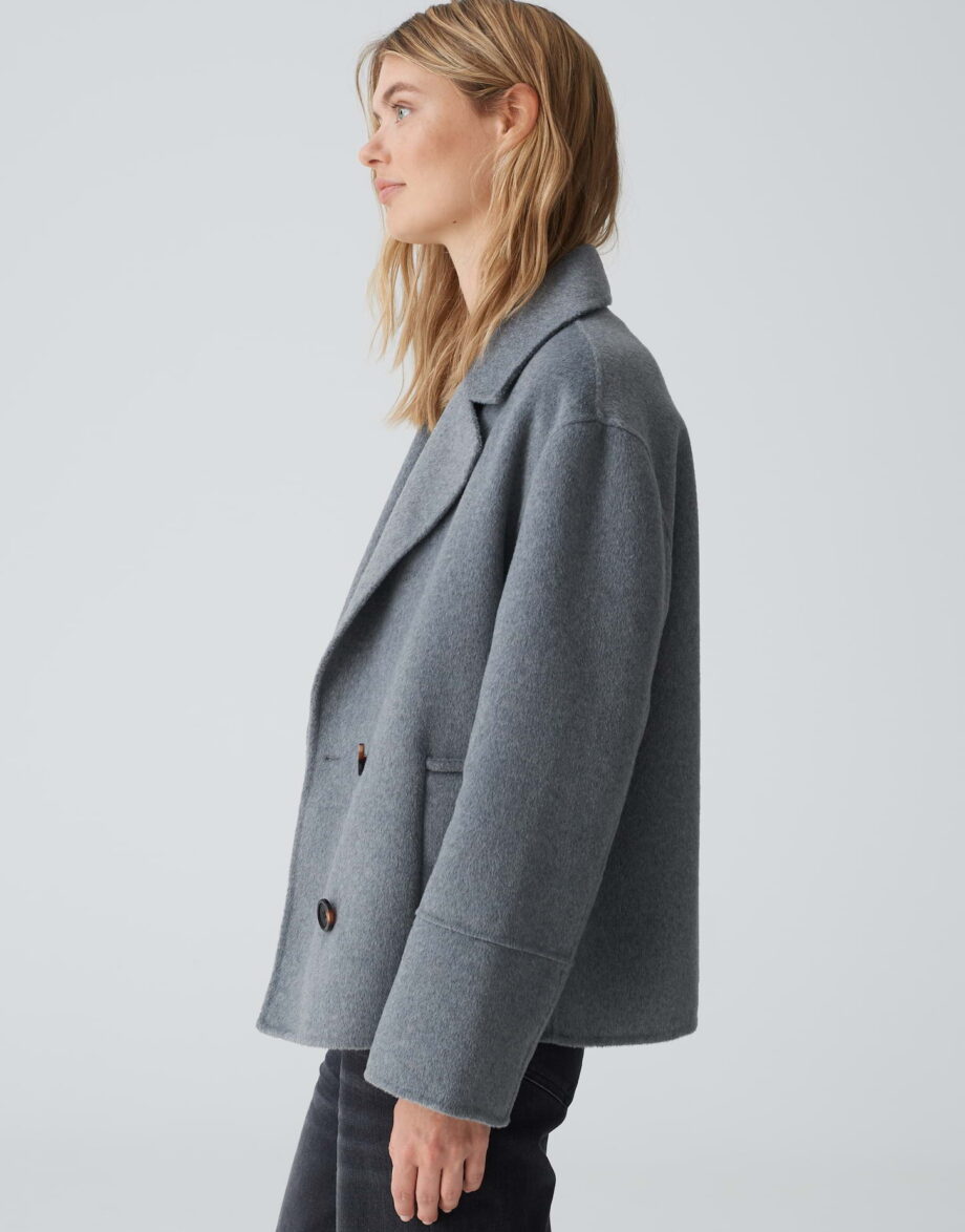 OPUS Cabanjacke HILNA Oversize aus weichem Woll-Mix