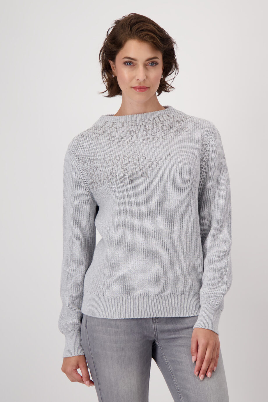 Monari Strickpullover mit Lurex