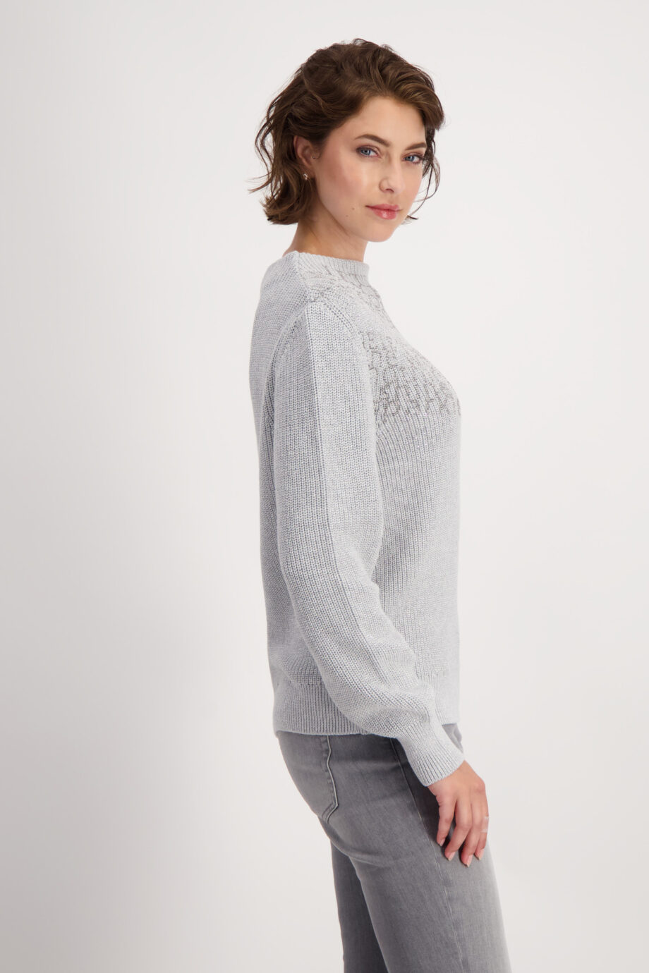 Monari Strickpullover mit Lurex