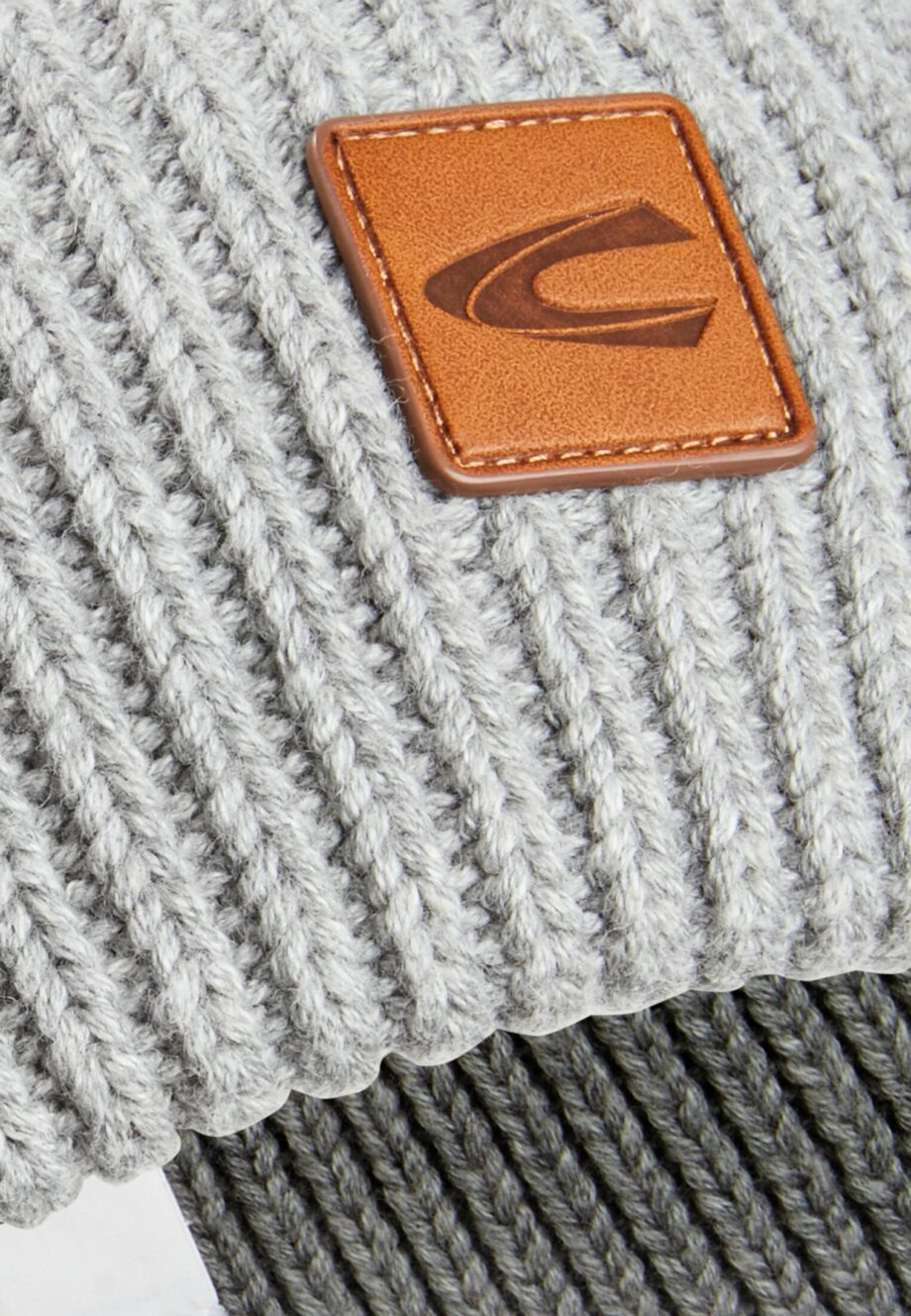 Camel active Beanie aus einem Baumwoll-Kaschmir-Mix