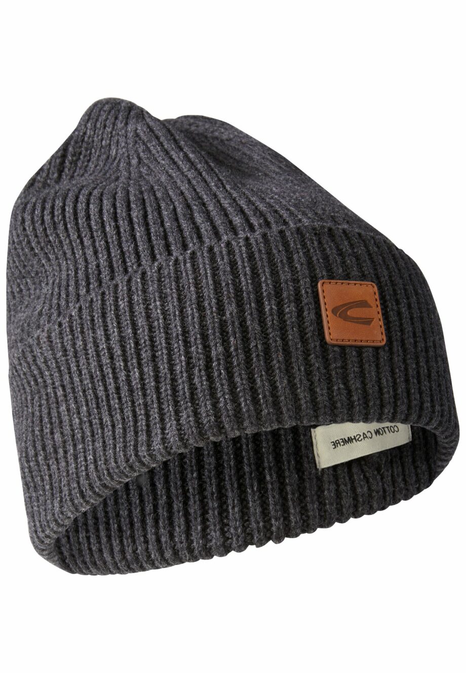 Camel active Beanie aus einem Baumwoll-Kaschmir-Mix