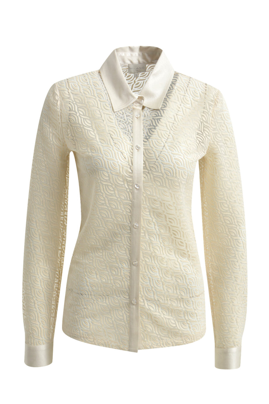 MILANO ITALY Damen Bluse, creme