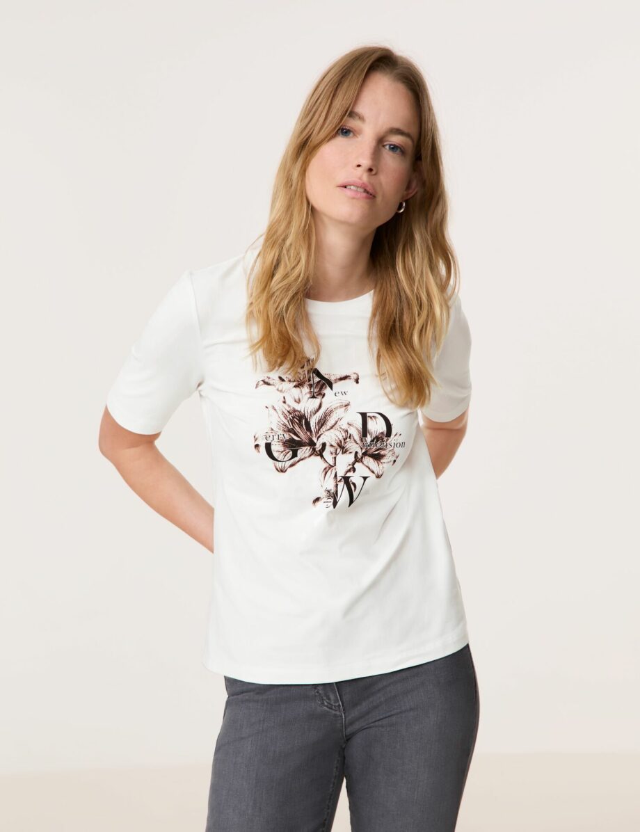 GERRY WEBER
        
          Nachhaltiges Halbarmshirt mit Frontprint