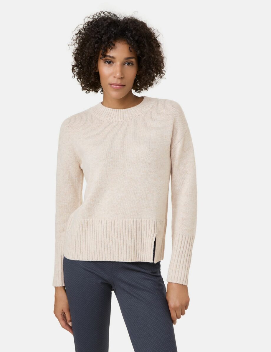 GERRY WEBER
        
          Kuscheliger Strickpullover mit Saumschlitz