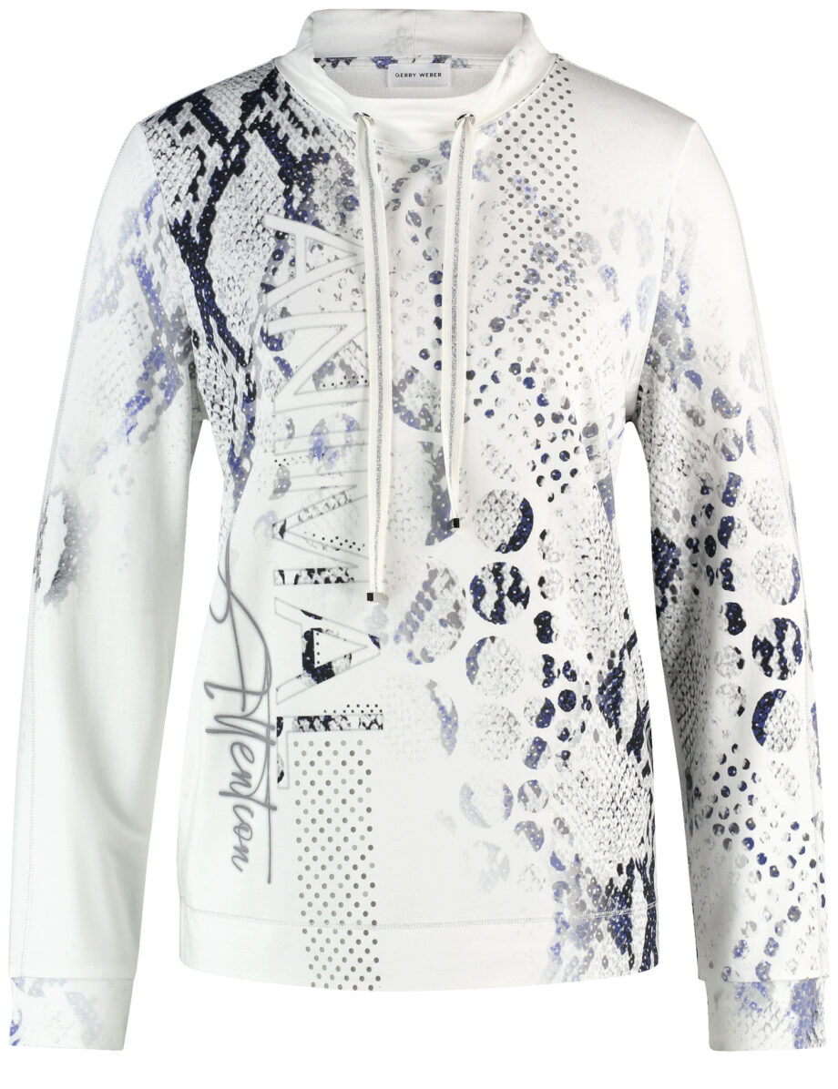 GERRY WEBER
        
          Langarmshirt mit abstraktem Animal-Print