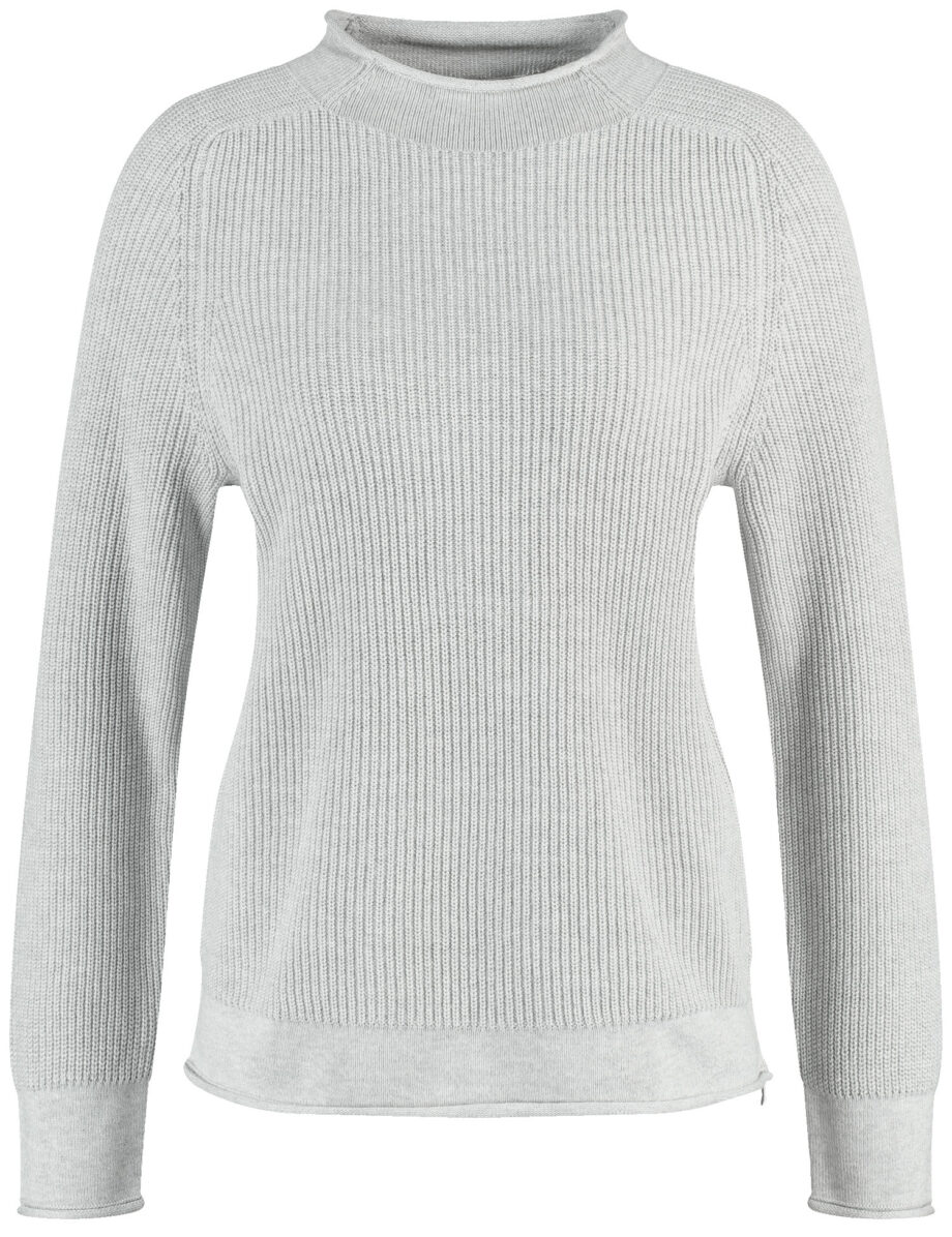 GERRY WEBER
        
          Gerippter Pullover mit Dekozipper in der Seitennaht