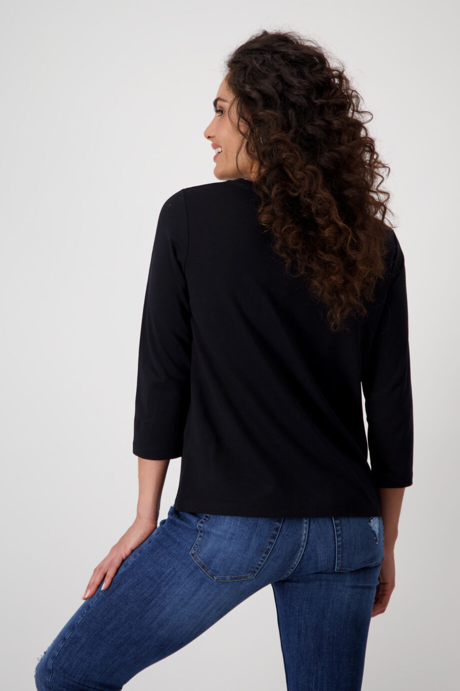 Monari Pullover, schwarz