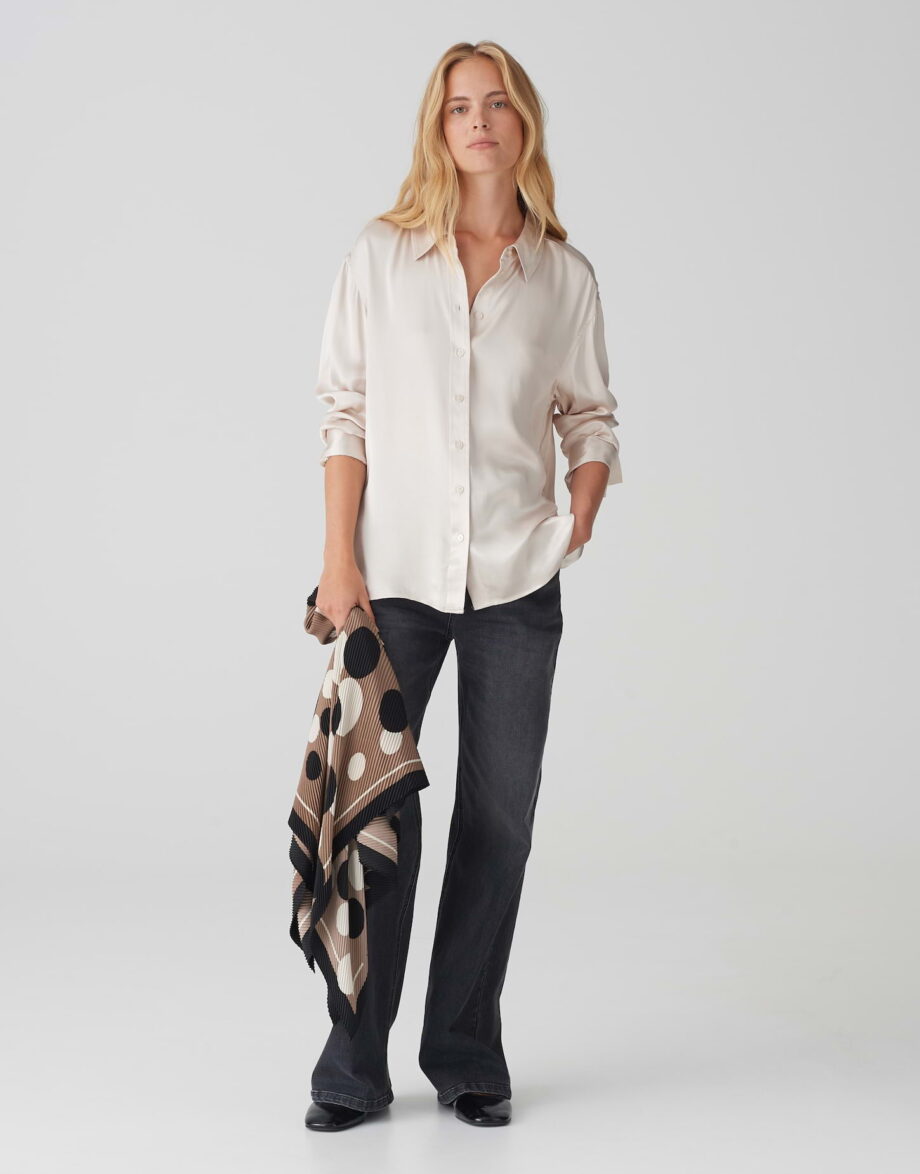 OPUS Plisseetuch AEDGY mit Print