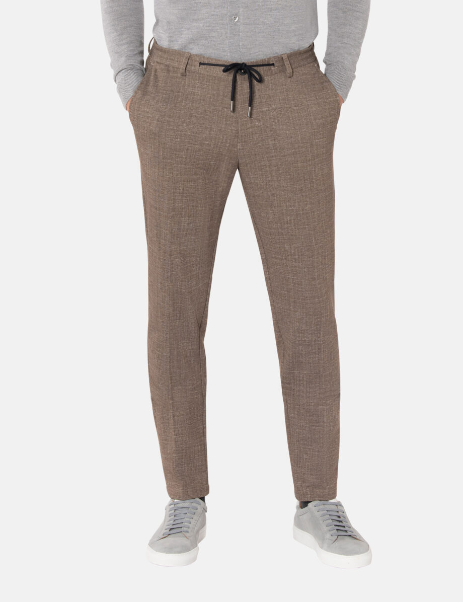 Benvenuto Herren Anzug Hose #2 SEGESTA J, Lederbraun
