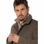 Benvenuto Mantel #4 Modern Fit CAESAR, camel
