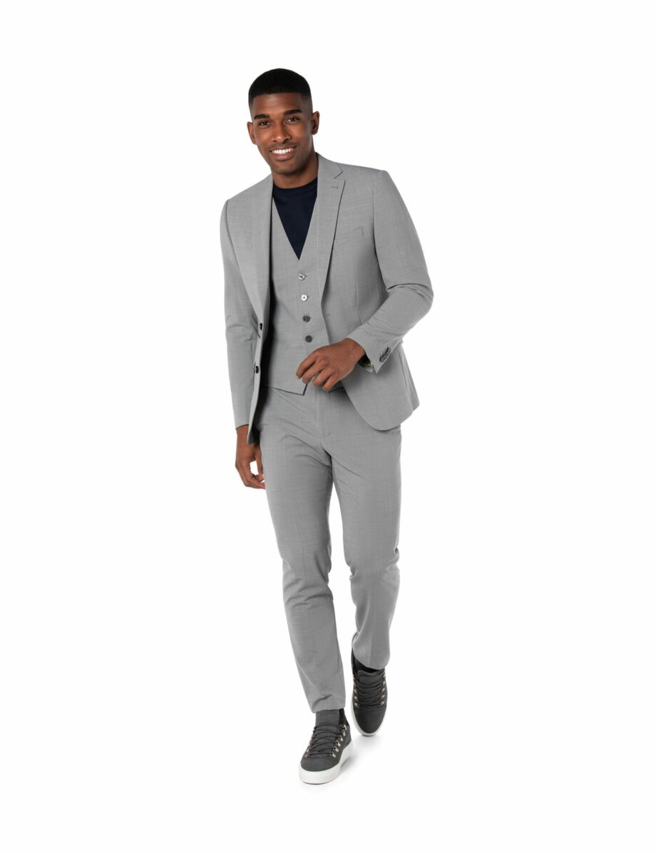 Benvenuto Anzugs-Sakko #2 Slim fit SALVI, lightgrey