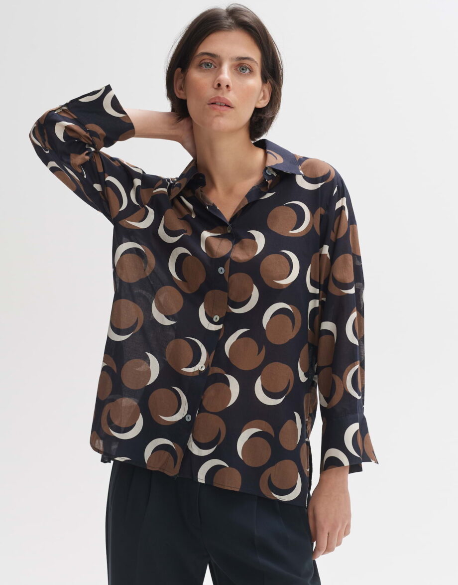 OPUS Hemdbluse FUMINA CITY Regular aus BCI Cotton