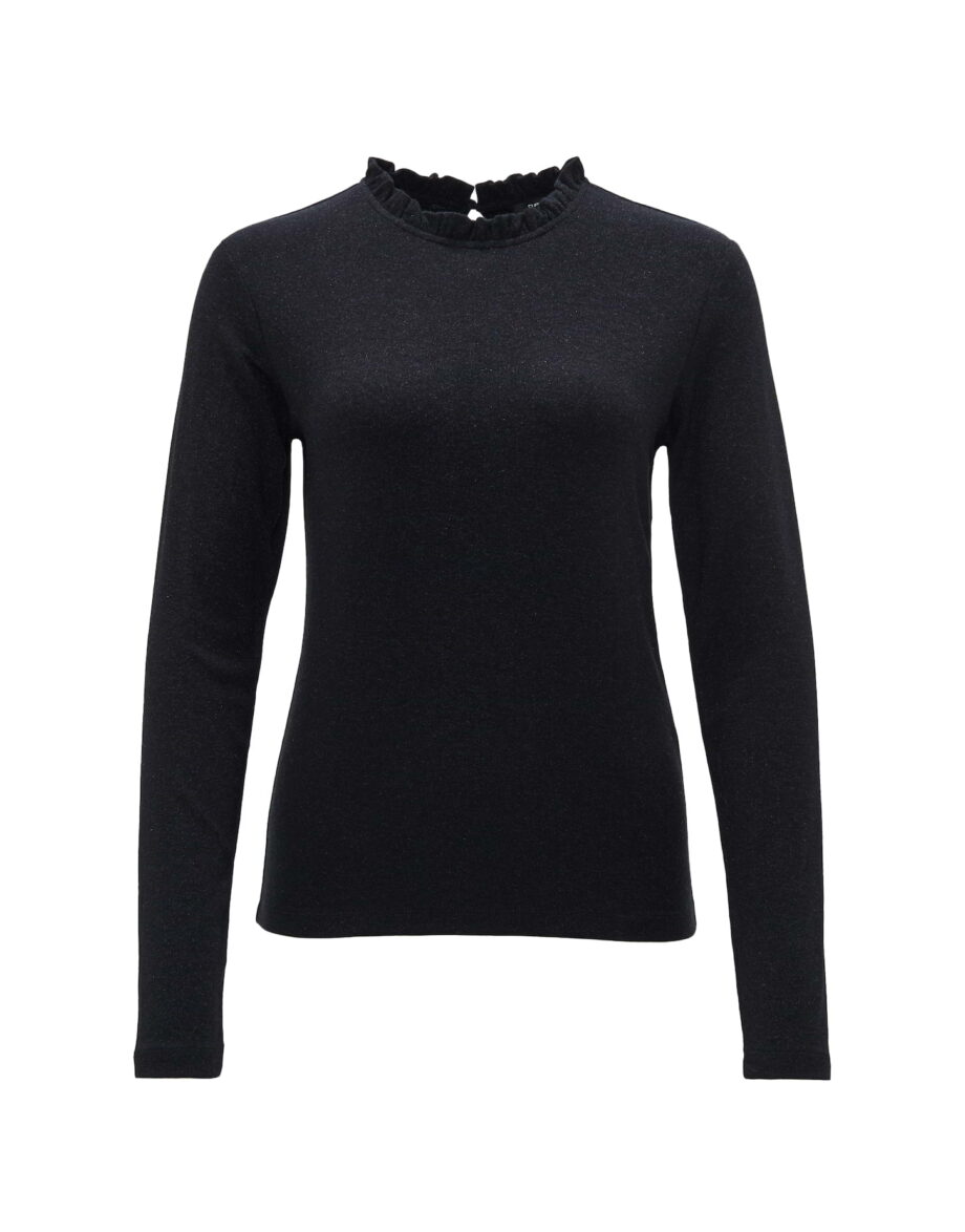 OPUS Longsleeve SANBA Slim aus schimmerndem Jersey