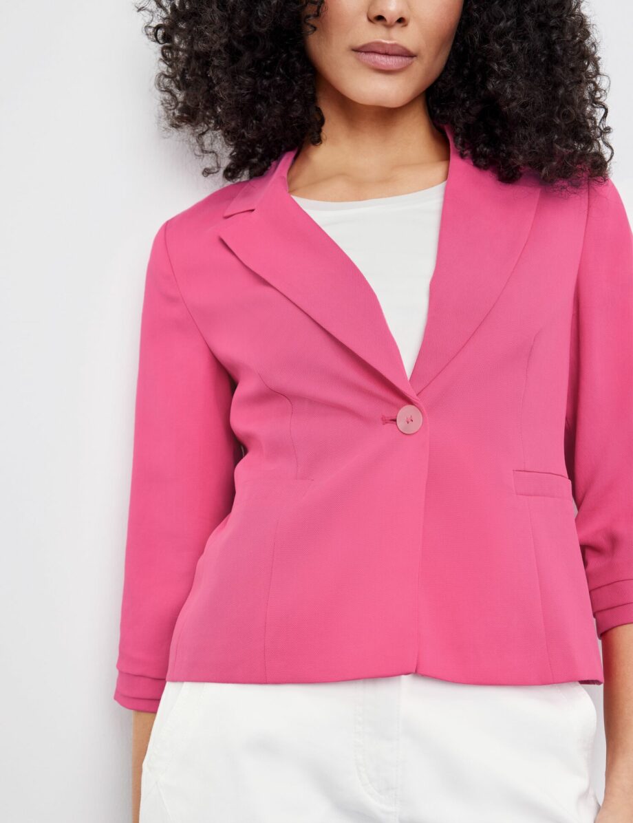 GERRY WEBER Eleganter Blazer mit gerafftem Arm