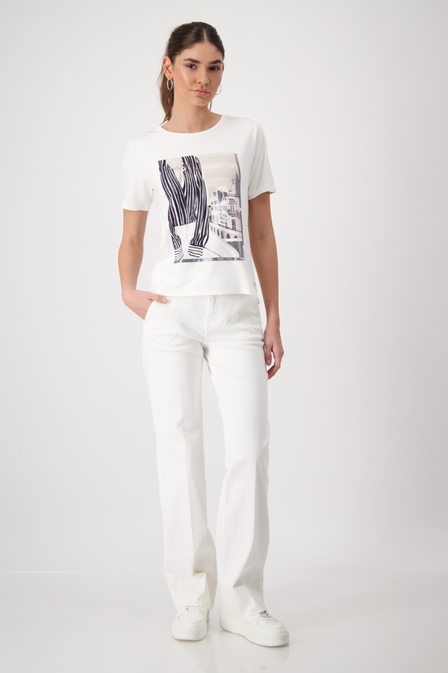 Monari T-Shirt mit Biarritz Print