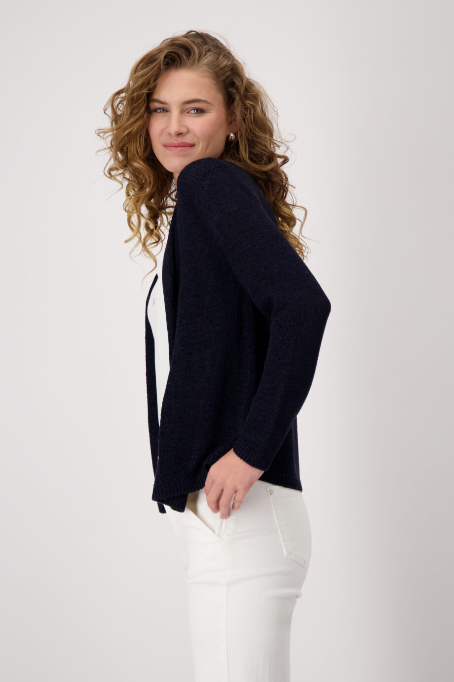 Monari Strickjacke, deep ocean