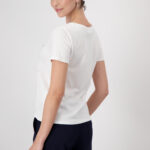 Monari T-Shirt mit Strasssteinen