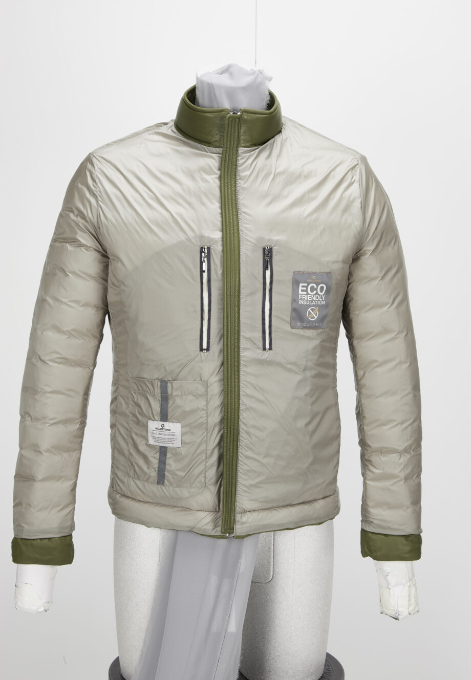 MILESTONE Lederjacke MSCortino, Schafnappa sorona®, hellkhaki