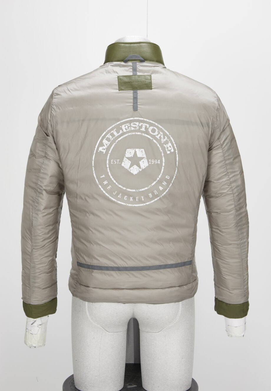 MILESTONE Lederjacke MSCortino, Schafnappa sorona®, hellkhaki